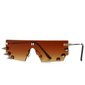 2020 Newest Vintage Sun Glasses Half Frame Decoration half sunglasses women